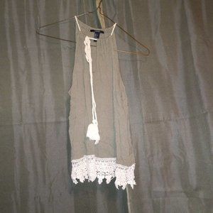 Green Summer Flowy Top